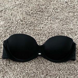 Calvin Klein black strapless bra